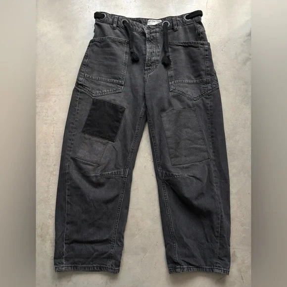 Free People x We The Free Moxie Barrel Jeans In Nighthawk - Picture 10 of 16